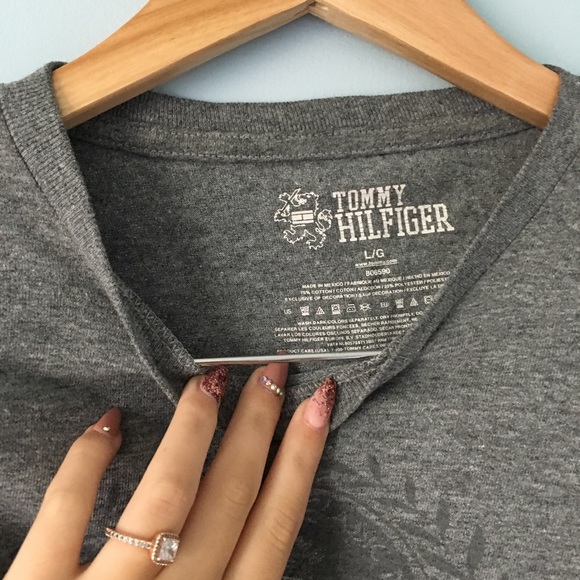 Grey tommy tee with elastic waist - Picture 2 of 2